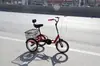 Triciclo Bicicleta para Personas Mayores, para transportar personas, recoger y dejar niños, compras de comestibles, vehículo de movilidad de ocio, freno de aceite mejorado