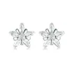 Pendientes de Plata Pura S999 Femeninos Personalidad Japonesa y Coreana Moda Casual Creativos Modernos Pendientes para Agujero de Oreja Joyería