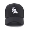 Gorra de Béisbol Lavada Estilo Retro Americano con Bordado de Letra Simple, Parte Superior Suave, Circunferencia de Cabeza Grande, Estilo Unisex