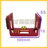Accesorios para máquina clavadora de cajas de alta velocidad, placa base para máquina clavadora, placa de sujeción a prueba de explosiones para máquina clavadora de cajas, placa de presión dual servo anti-rotura para máquina clavadora de cajas