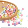 AliExpress Acrílico Urso Macaron Laço Contas Artesanal DIY Caseiro Pulseira Colar Infantil Acessórios