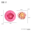 Molde de Silicone para Vela Perfumada Floral DIY Pedra Aromática de Pétala Molde para Sabonete Artesanal Gesso Resina