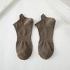 Calcetines delgados de verano para hombre, calcetines de tobillo con orejera en el talón, calcetines sólidos hasta la cintura, calcetines casuales de algodón transpirables al por mayor