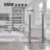 86 enchufe universal británico interruptor de reinicio de botón grande enchufe de cinco orificios negro esmerilado lujo ligero con indicador LED