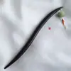 Pasador de Madera Nuevo Estilo Chino Pasador de Pelo Estilo Antiguo Pasador de Pelo para Mujer Alta Calidad Sentido de Suzuki Orquídea Estilo Nacional Combinación Falda de Cara de Caballo Pelo Pasador de Pelo