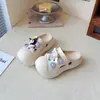 Zapatos con plataforma de suela gruesa para aumentar la altura, para mujer, nuevos de 2025, para usar en verano, eva, diarios, casuales, de suela gruesa, para la playa, frescos