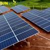 Suporte de aterramento fotovoltaico fixo de píer de cimento, material de liga de alumínio de alta resistência