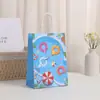 Bolsa de Regalo Playa Tiburón Bolsa de Papel Kraft Portátil Bolsa de Papel de Regalo Fiesta Cumpleaños Recepción Bolsa de Regalo Fábrica en stock