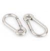 No. Gancho de resorte de 5 anillos hebilla de hierro galvanizado hebilla de seguridad hebilla de resorte hebilla para perro hebilla de seguridad mosquetón de montañismo con forma de pera de carbono