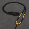Cordón colgante de cuello tejido a mano, collar ajustable, cuerda de jade hetian con cera de abejas dorada, colgante de cuerda