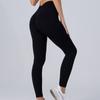 Ropa de yoga para otoño e invierno, pantalones deportivos ajustados de cintura alta y cadera color melocotón, pantalones de fitness ajustados de secado rápido.