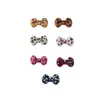 Joyería para Uñas Maillard Leopardo Pajarita Explosiones Dibujos Animados Tridimensional KT Cat Lindo Lazo Diamante para Uñas Decoraciones