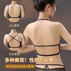 Fivela Frontal Ajustável Cruzada Roupa Íntima Feminina Sem Aro Push-up Axila Superior Fina Inferior Grossa Renda Linda Costas Conjunto de Sutiã