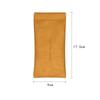 Bolsa para Gafas de Cierre Automático Portátil Color Sólido Simple Bolso de Mano de Cuero Cubierta para Gafas Unisex Bolsillo Elástico