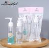 Botella de prensa de maquillaje Ramila de 100 ml, portátil, para viaje, para leche, subbotella, venta al por mayor, LM732