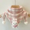 2026 Bufanda Triangular Infantil Estilo Coreano Otoño e Invierno Bufanda Gruesa Cálida para Niños y Niñas Bufanda para Cuello de Bebé Venta al por Mayor