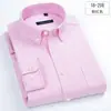 Camisa Oxford de Manga Larga para Hombre de Color Sólido 100% Algodón, Camisa Base Casual Estilo Coreano, Camisa para Hombre 100% Algodón, Venta al por Mayor