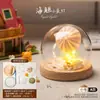 Luz de Noche de Gelatina de Concha de Erizo de Mar Natural Kit de Materiales Hechos a Mano para Bricolaje Adorno Decorativo Regalo para Niños y Novias
