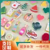 Esponja para lavar platos con estampado de dibujos animados, esponja de dos colores, estropajo, paño de cocina, bloque de esponja para limpieza de cocina, borrador mágico