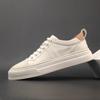 Tenis de cuero sin cordones para hombre, zapatos de moda para hombre, nicho, estación europea, zapatos para hombre, zapatos casuales