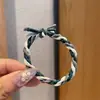 Banda de goma para el cabello para mujer, tocado de cuerda, aro elástico para el cabello, sencillo, famoso en Internet, accesorios para el cabello sencillos, funda de cuero, cuerda fina para el cabello para mujer