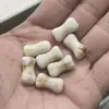 Carcasa acrílica tipo guijarro pequeño irregular con forma natural, cuentas para cadena de teléfono móvil hecha a mano DIY, accesorios para collar, venta al por mayor