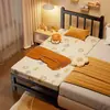 Cama Infantil de Hierro Forjado, Cama Convertible, Cama Grande, Cuna Ampliada, Cama Individual para Niños, Cama de Princesa para Niñas, Cama de Noche