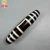 Ágata natural Xizang preto e branco puro Tianzhu contas soltas atacado para polpa pura desgastado nove olhos três olhos fábrica de força