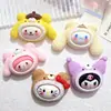 Accesorios de Resina con Cabeza de Animal de Dibujos Animados DIY Funda de Teléfono Hecha a Mano Colgante para Coleta Caja de Papelería Al por Mayor Accesorios para el Cabello