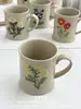 Caneca de Cerâmica Esmaltada Pintada à Mão Estilo Pastoral Ins Design Original Anmu Liangpin