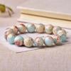 Pulsera de Piedra Shoushan Azul Pulsera Multitalla Joyería de Bucle Dulce Regalo para Pareja Regalo Simple para Hombres y Mujeres Mejor Amigo