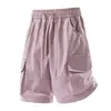 Shorts da Nova Marca Tendência Verão 2025 Shorts de Cinco Pontos Convertíveis Calças Casuais Calças Cargo