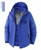 Chaqueta de forro polar de grafeno para hombre y mujer, engrosada y cálida, adecuada para montañismo al aire libre, abrigo cortavientos e impermeable
