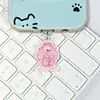 Colgante de Tapón de Polvo para Teléfono Acrílico Nuevo Transfronterizo 2D, Decoración Hermosa y de Alto Valor Adecuado para Apple Tipo-C