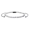 Pulsera de Venta Caliente Transfronteriza para Hombres 4/6/8mm Ojo de Tigre Turquesa Blanco Volcánico Pulsera Tejida Joyería de Aromaterapia con Aceites Esenciales