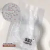 Abanico Rey con Diamantes Sueltos Ss4, Diamantes de Colores Iridiscentes Brillantes de Media Ronda, Diamantes Sueltos de Cristal Transparente Ab, Pedrería para Uñas con Base Plana