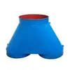 Divisor de Conducto de Aire de Tres Vías para Minería, Dispositivo de Ventilación de Conmutación Automática Anti-Retorno Subterráneo, Divisor de Doble Ventilador Tipo Y