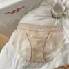 Calcinha Sexy Feminina Renda de Puro Desejo Estilo Francês com Renda e Tela, Confortável Sem Costura Secagem Rápida Cintura Média Abraça o Quadril