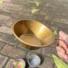 Tigela de neve para áreas externas 304 Tigela dobrável de aço inoxidável para acampamento Utensílios de cozinha Utensílios de mesa para acampamento Tigela com alça dobrável portátil