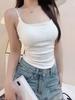 Nuevo Estilo Spice Girl Sexy Scrub Camisola Gruesa Chaleco para Mujer Otoño e Invierno Interior Ajustado Base Top sin Mangas