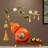 Cinco Bênçãos e Cabaça Atratora de Riqueza Enfeites Artesanato de Resina Decorações para Sala de Estar Entrada da Casa Chá de Casa Novos Produtos Inauguração