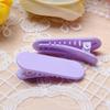Verão nova cor macaron Presilha redonda de alto bom gosto para cabelo, presilha para franja, presilha de creme em gel para cabelo, presilha bico de pato DIY, atacado