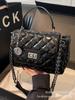 Bolso de Cadena de Diamantes para Mujer Gran Capacidad 2025 Nuevo Nicho Primavera y Verano Bolso de Hombro Único Cruzado Bolso Casual tipo Satchel Bolso para Ropa de Trabajo