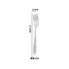 Conjunto de Talheres de Aço Inoxidável, Colher Pontiaguda Espessa, Colher Redonda, Garfo, Garfo de Prato Principal para Bife de Hotel em Estilo Ocidental, Colher de Café com Cabo Longo