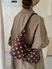 2026 Bolso Tote Nuevo Estilo Coreano de Lunares, Gran Capacidad, Bolso Chic de Moda Vintage, Bolso Casual para el Día a Día, Hombro o Axila