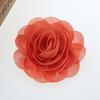 Punto flor coreana hecha a mano Perla flor de gasa tela flor flor DIY ropa tocado accesorios de ropa 42 colores