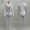 Estación Independiente de Amazon Ropa Femenina Europea y Americana 2026 Traje de Solapa de Manga Larga de Doble Botonadura + Conjunto de Pantalones Largos Casuales