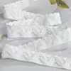 Patrón de Pétalos con Puntos Blancos y Negros de 1.5 cm Encaje Calado Alta Elasticidad Banda Elástica de Moda Ropa Lencería Joyería Hecha a Mano