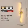 Fornecimento Direto Transfronteiriço Luminária de Parede Linha Minimalista Lâmpada de Grelha para Parede de Fundo de Sala de Estar Moderna Nórdica Lâmpada de Cabeceira Simples para Quarto