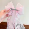 Horquilla de Lirio del Valle Super Hada con Lazo, Accesorio para el Cabello para Mujer, Adorno Floral Fresco y Dulce para la Parte Posterior de la Cabeza, Accesorio para el Cabello de Dulce Estilo Antiguo